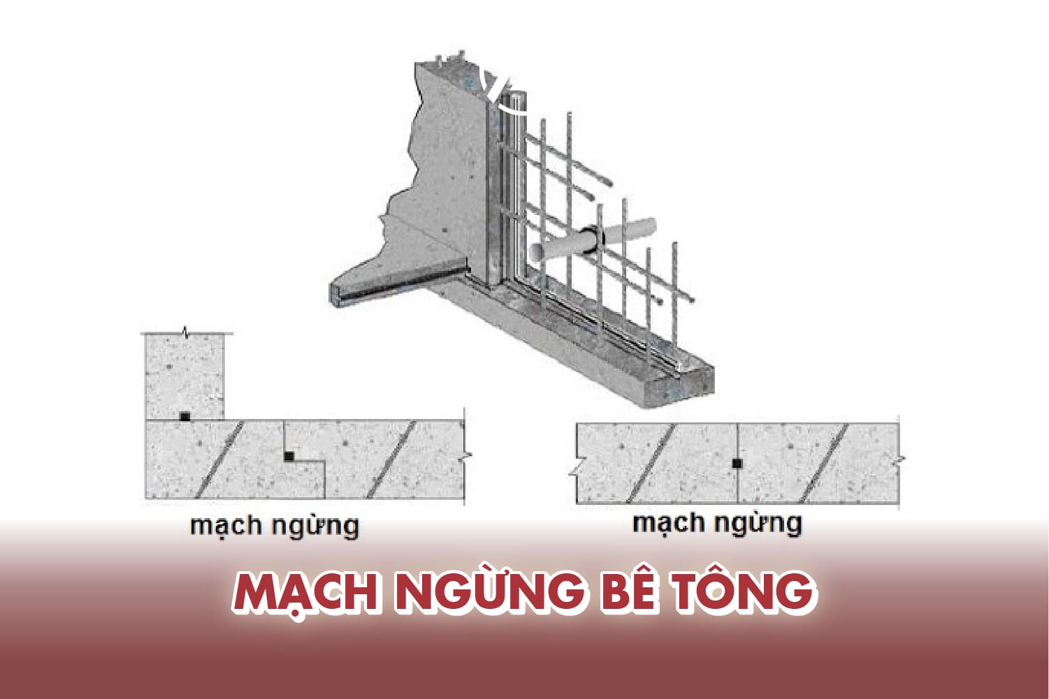 Tưới một lớp hồ dầu nếu xuất hiện mạch ngừng khi đổ cột bê tông
