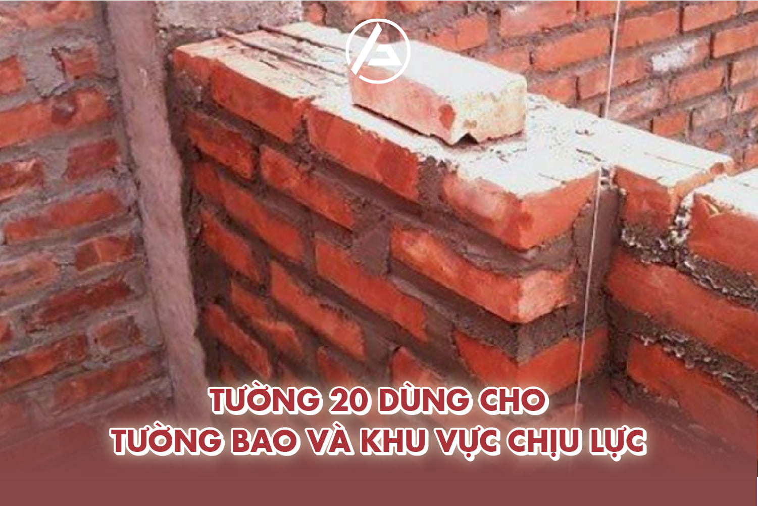 Tường 20 thường dùng cho tường bao quanh nhà