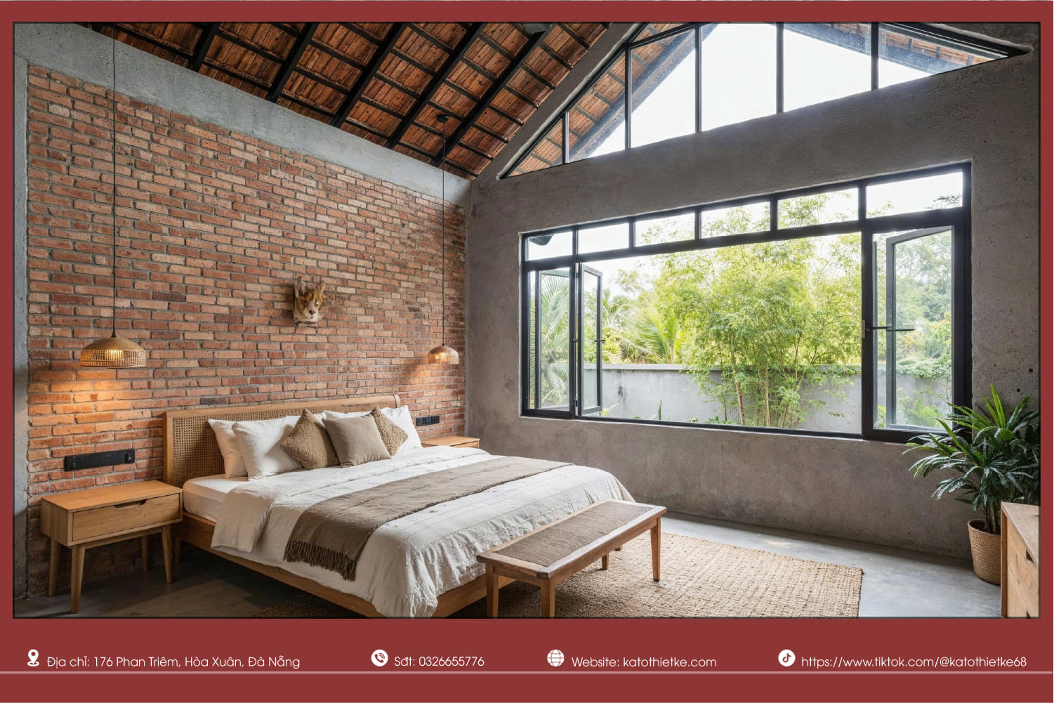 Tường không trát là xu hướng kiến trúc hiện đại