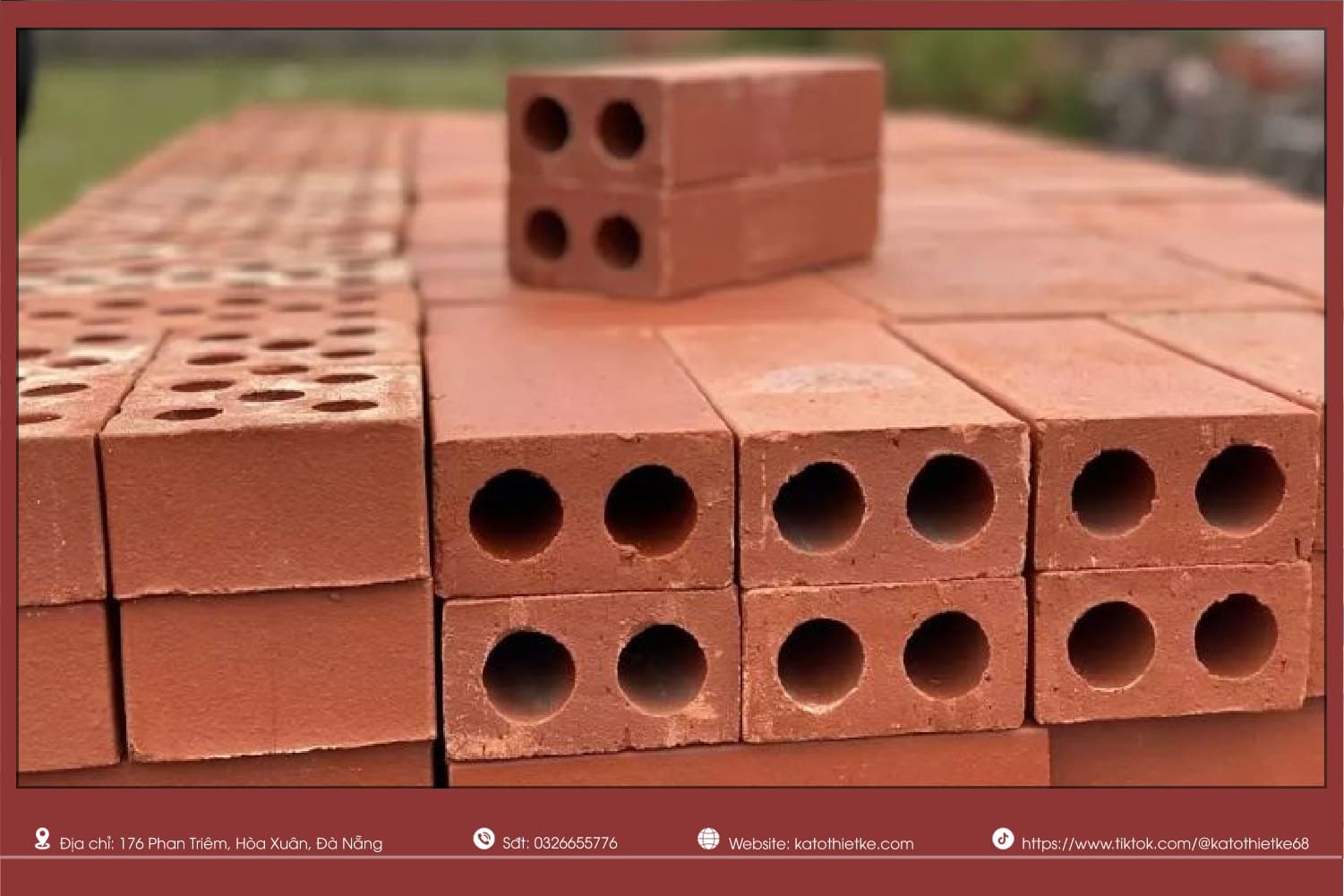 Chất lượng gạch quyết định kết cấu liền khối, hạn chế nứt vỡ. 