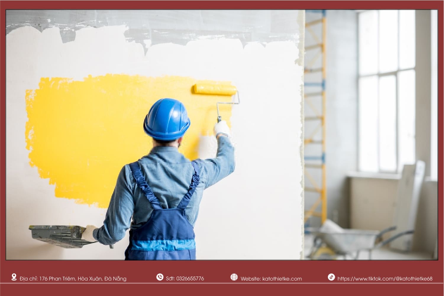 Hoàn thiện phần tường và trần nhà 