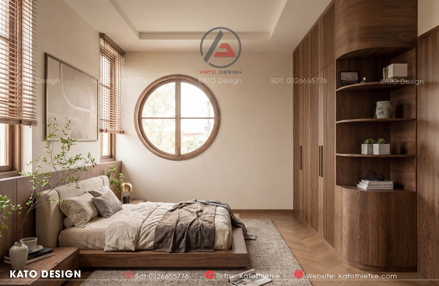 Không gian phòng ngủ thoáng sáng giúp việc nghỉ ngơi thoải mái Không gian phòng ngủ thoáng sáng giúp việc nghỉ ngơi thoải mái