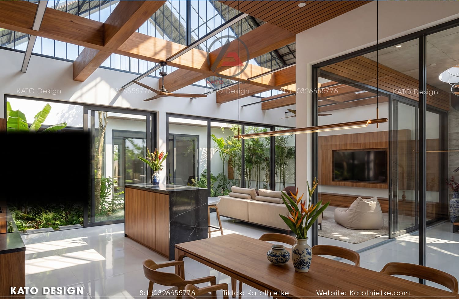 Không gian thoáng đãng, hiện đại