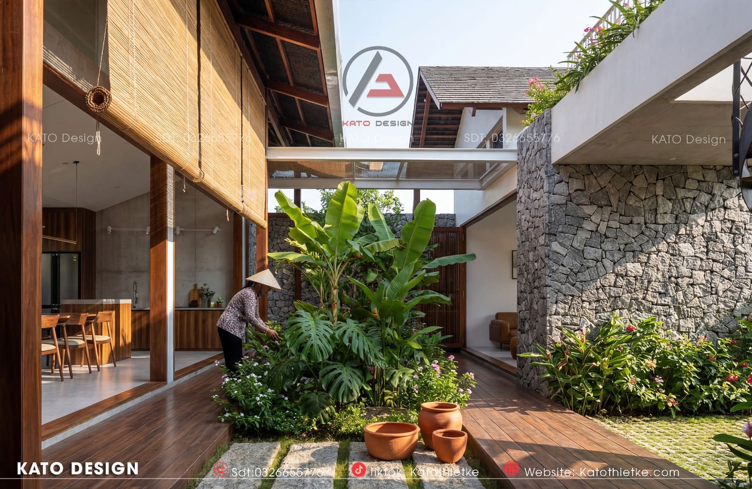 Không gian sống thoáng đãng và gần gũi thiên nhiên