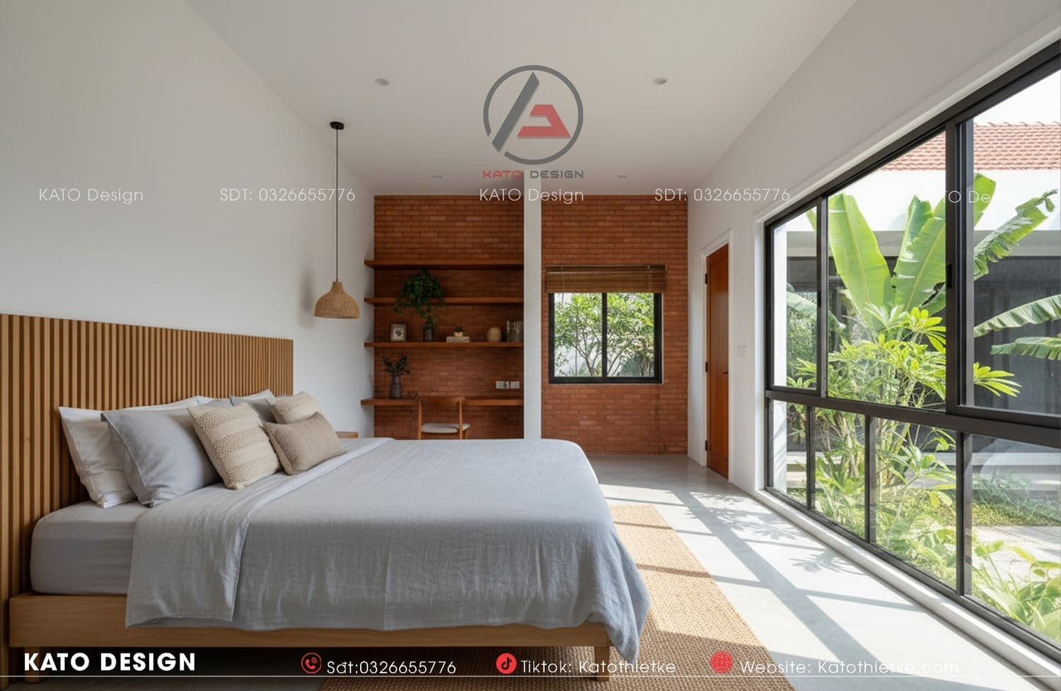 Nhà phong cách mộc nguyên bản không tô kén thợ, dễ ẩm thấm