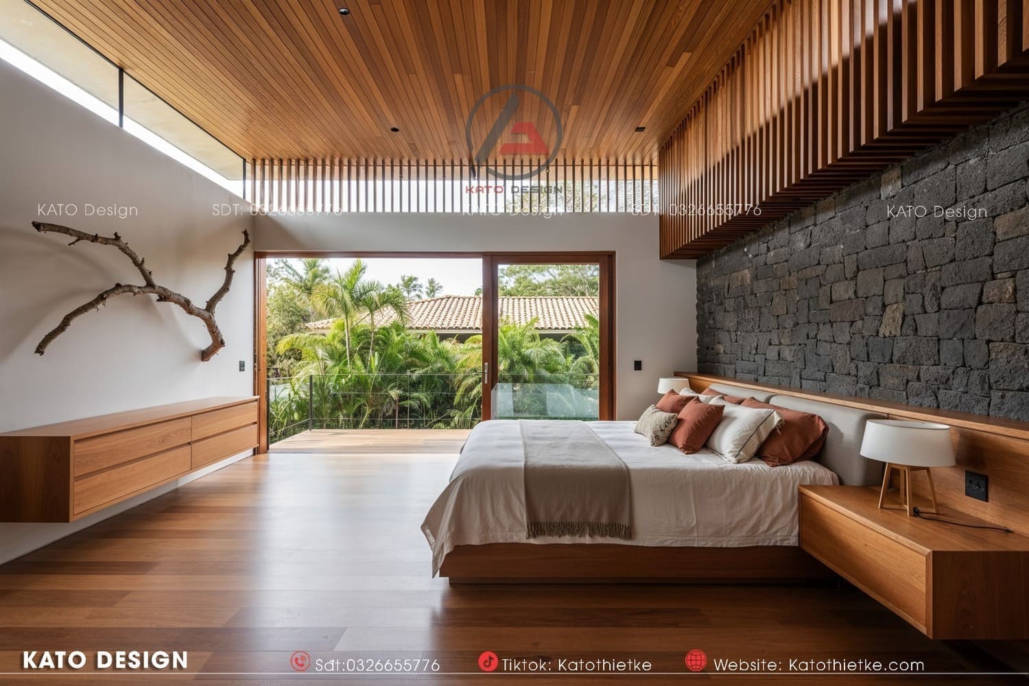 Lam trang trí tạo hiệu ứng ánh sáng dịu nhẹ vào bên trong phòng