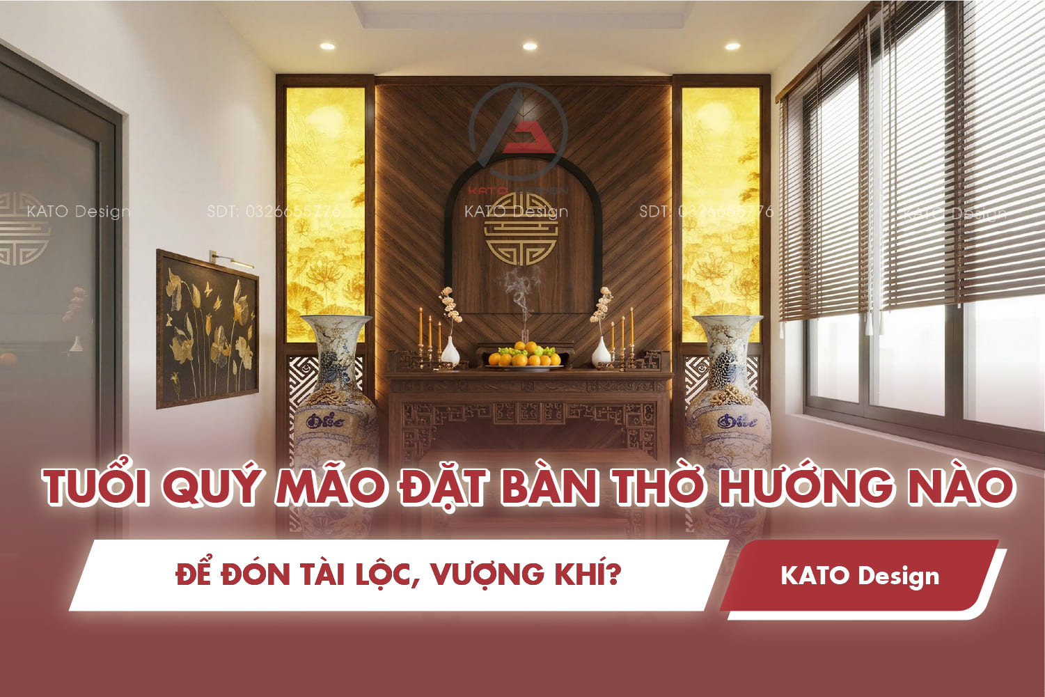 Tuổi Quý Mão đặt bàn thờ hướng nào đón tài lộc, vượng khí?