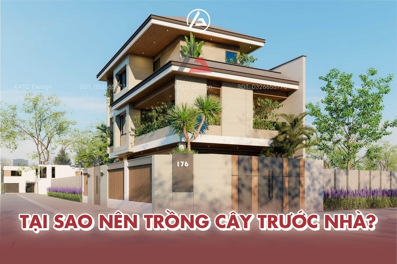 Cây trồng trước nhà giúp làm đẹp, lọc khí, thu hút tài lộc, hợp phong thủy