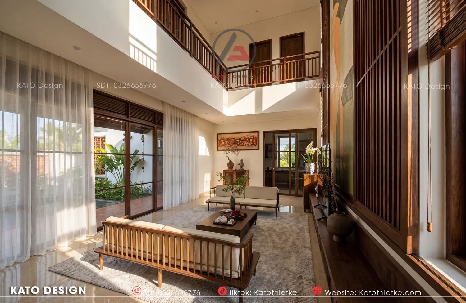 Giảm cảm giác bí bách so với trần thấp truyền thống