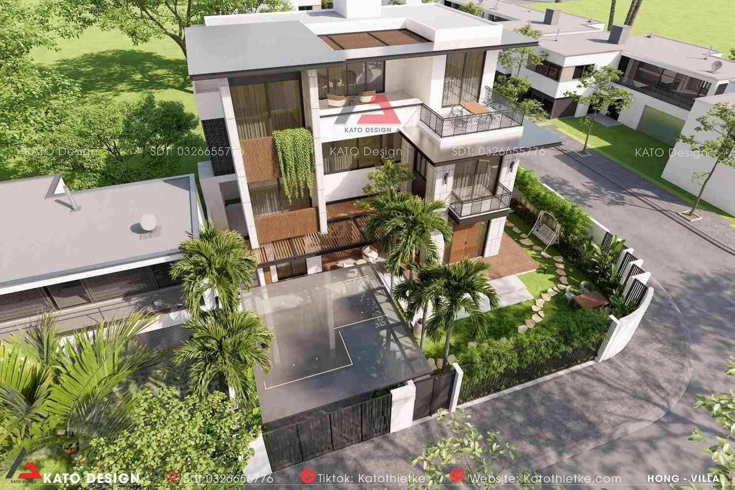 Hệ mái bằng hiện đại, đường nét tinh gọn, tăng tính thẩm mỹ tổng thể Hệ mái bằng hiện đại, đường nét tinh gọn, tăng tính thẩm mỹ tổng thể