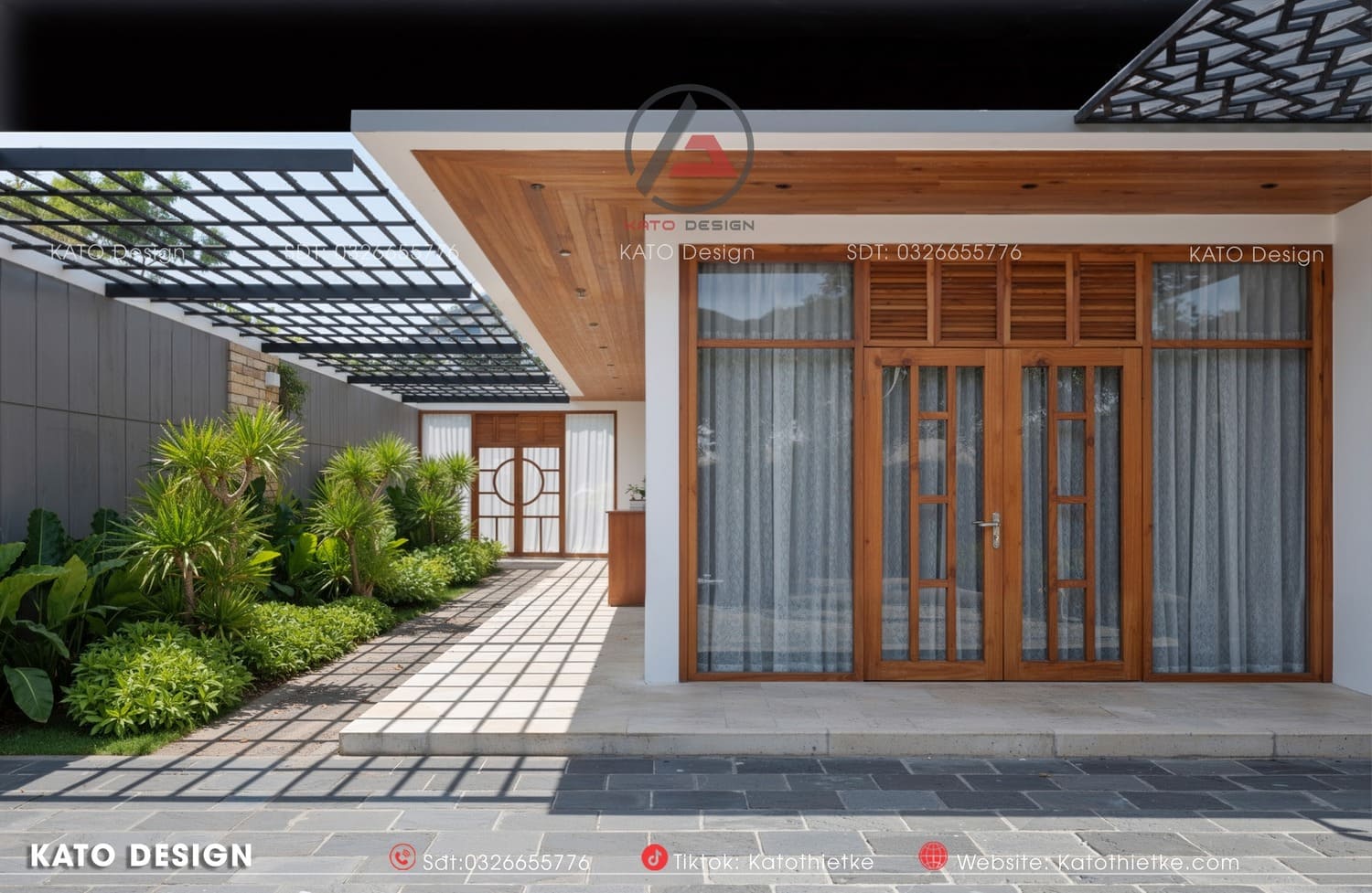 Lối đi phân luồng rõ ràng, tránh ảnh hưởng đến không gian yên tĩnh