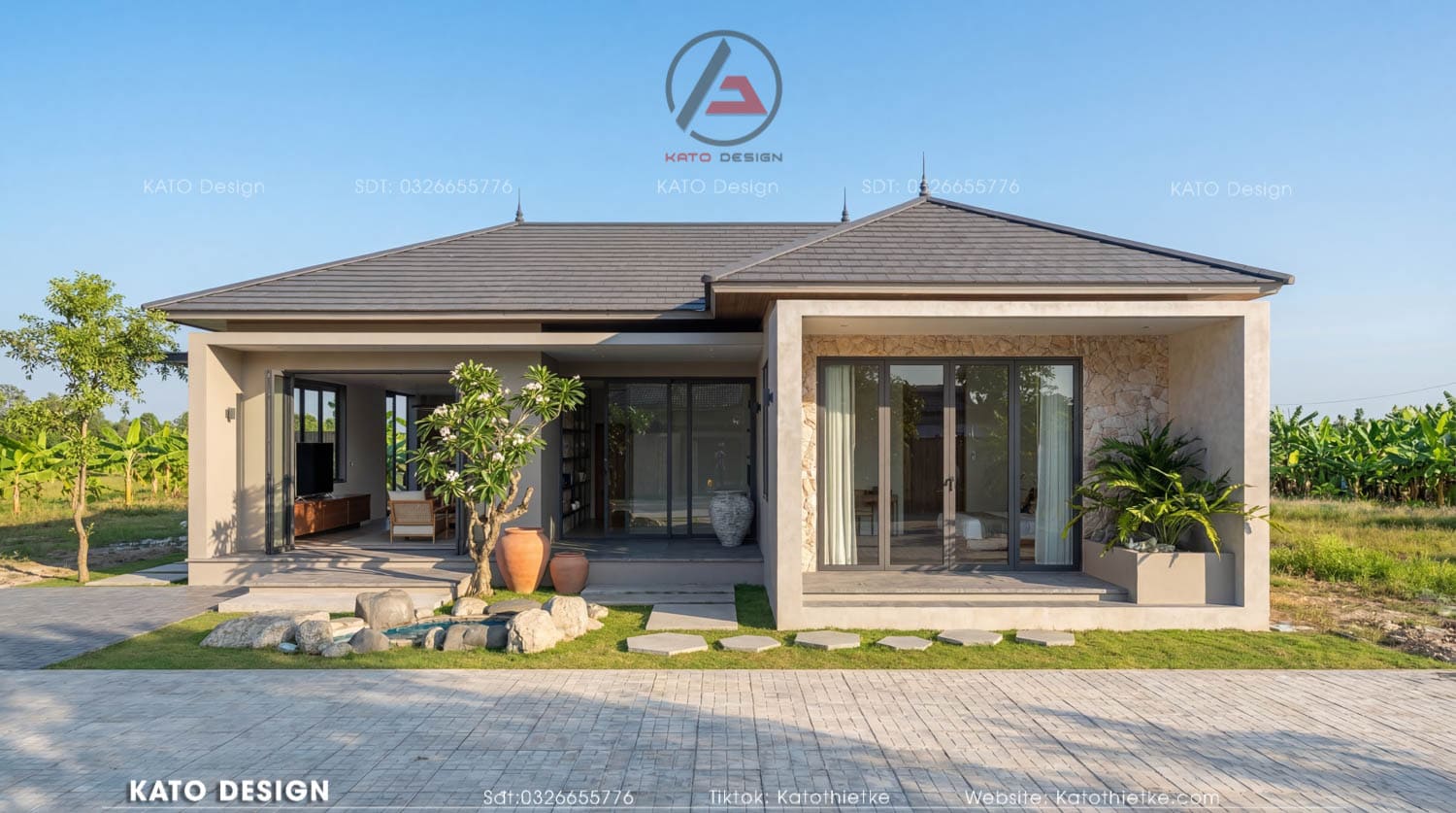 Khoảng sân rộng thoáng đãng, lý tưởng cho những buổi chiều thư giãn Khoảng sân rộng thoáng đãng, lý tưởng cho những buổi chiều thư giãn