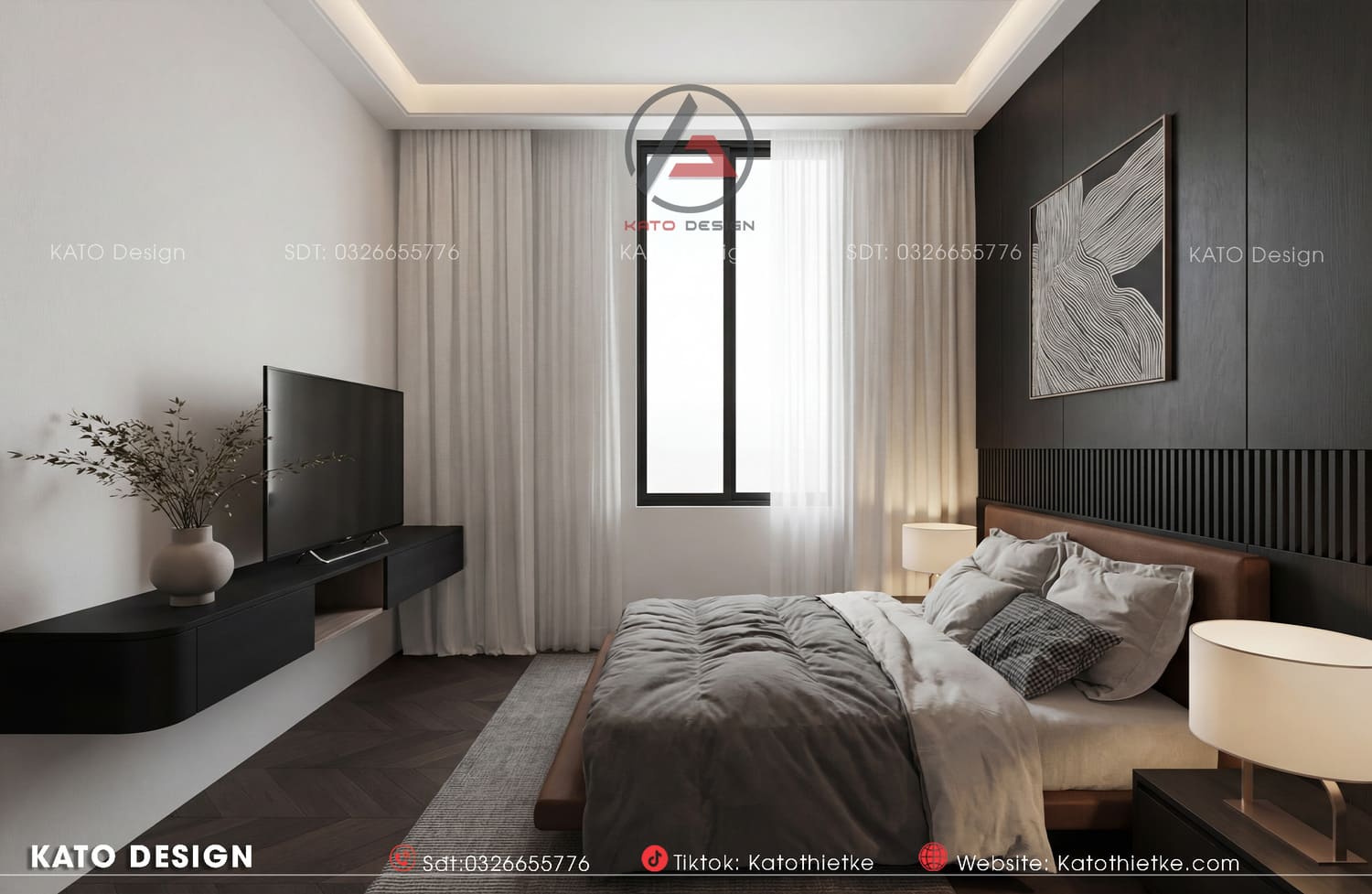 Tất cả phòng ngủ đều mở cửa sổ, tạo điều kiện cho ánh sáng và thông gió tự nhiên Tất cả phòng ngủ đều mở cửa sổ, tạo điều kiện cho ánh sáng và thông gió tự nhiên