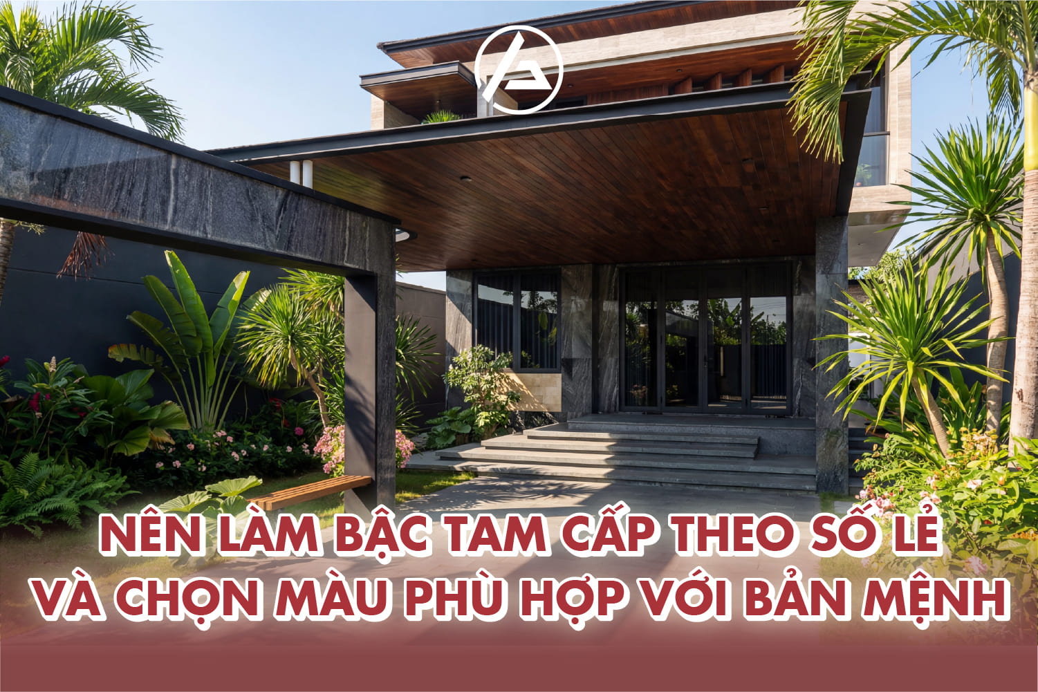 Một vài lưu ý khi xây bậc tam cấp