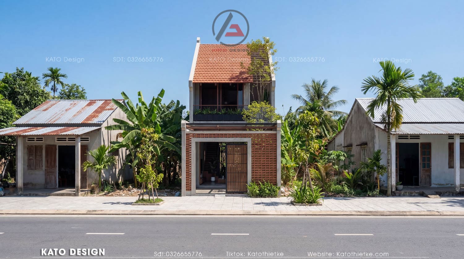Mẫu nhà ống 2 tầng diện tích nhỏ tối ưu công năng, thẩm mỹ Mẫu nhà ống 2 tầng diện tích nhỏ tối ưu công năng, thẩm mỹ
