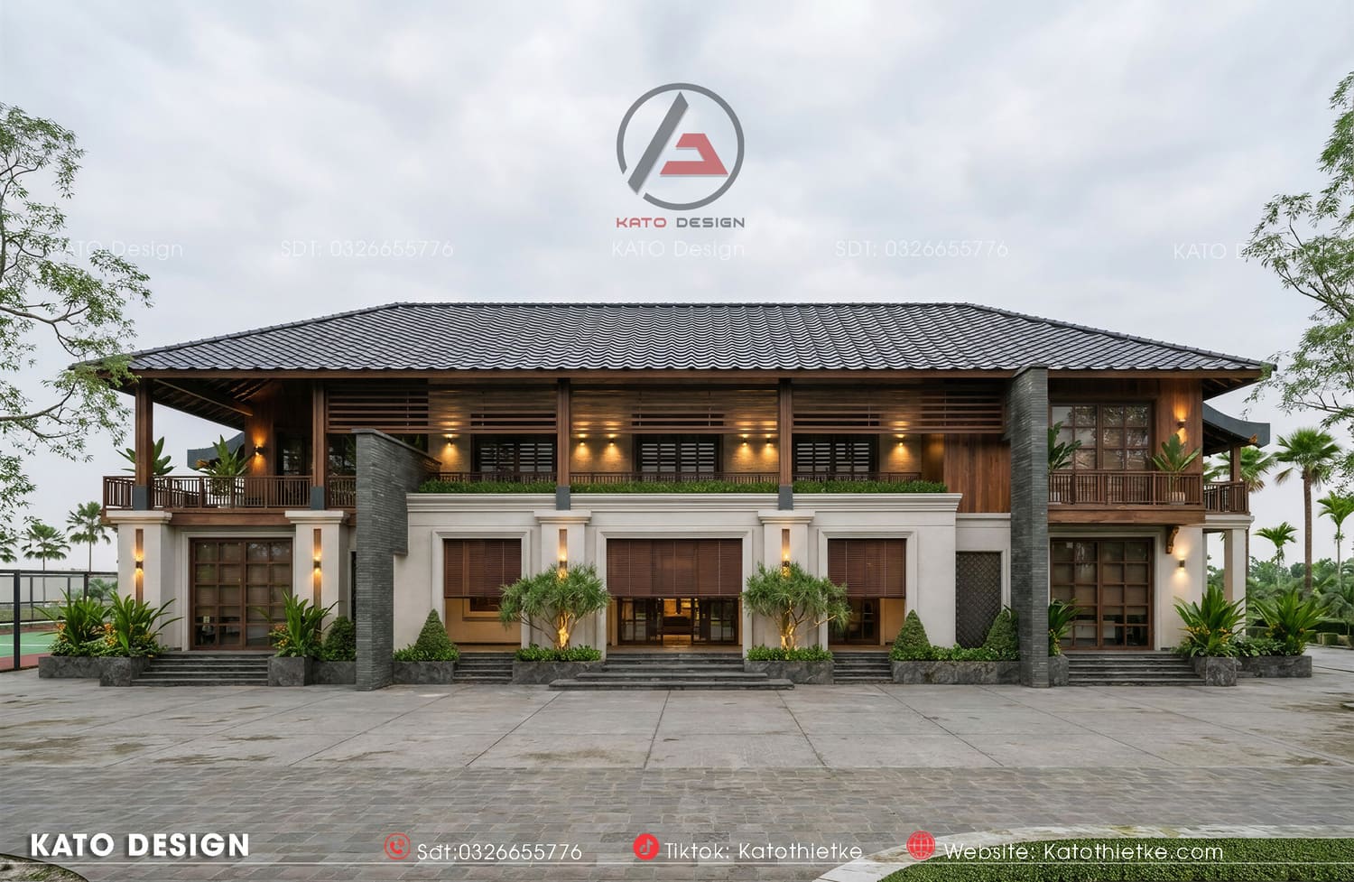 Thiết kế biệt thự nghỉ dưỡng đẹp​, nâng tầm không gian sống thư giãn