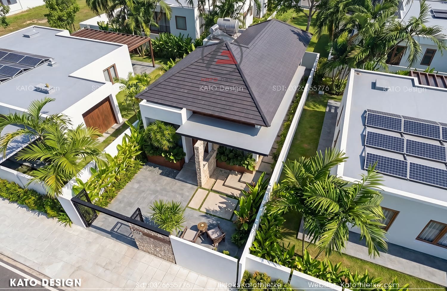 Mẫu nhà 1 tầng hiện đại đẹp thanh lịch cho gia đình trẻ 2026