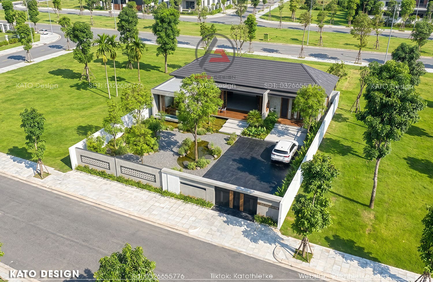 Gợi ý mẫu nhà sân vườn đô thị đẹp cho gia đình trẻ 2026
