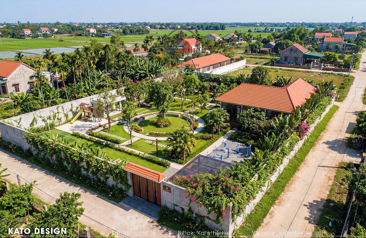 Xu hướng nhà vườn kết hợp khu vui chơi rộng được ưa thích 2026