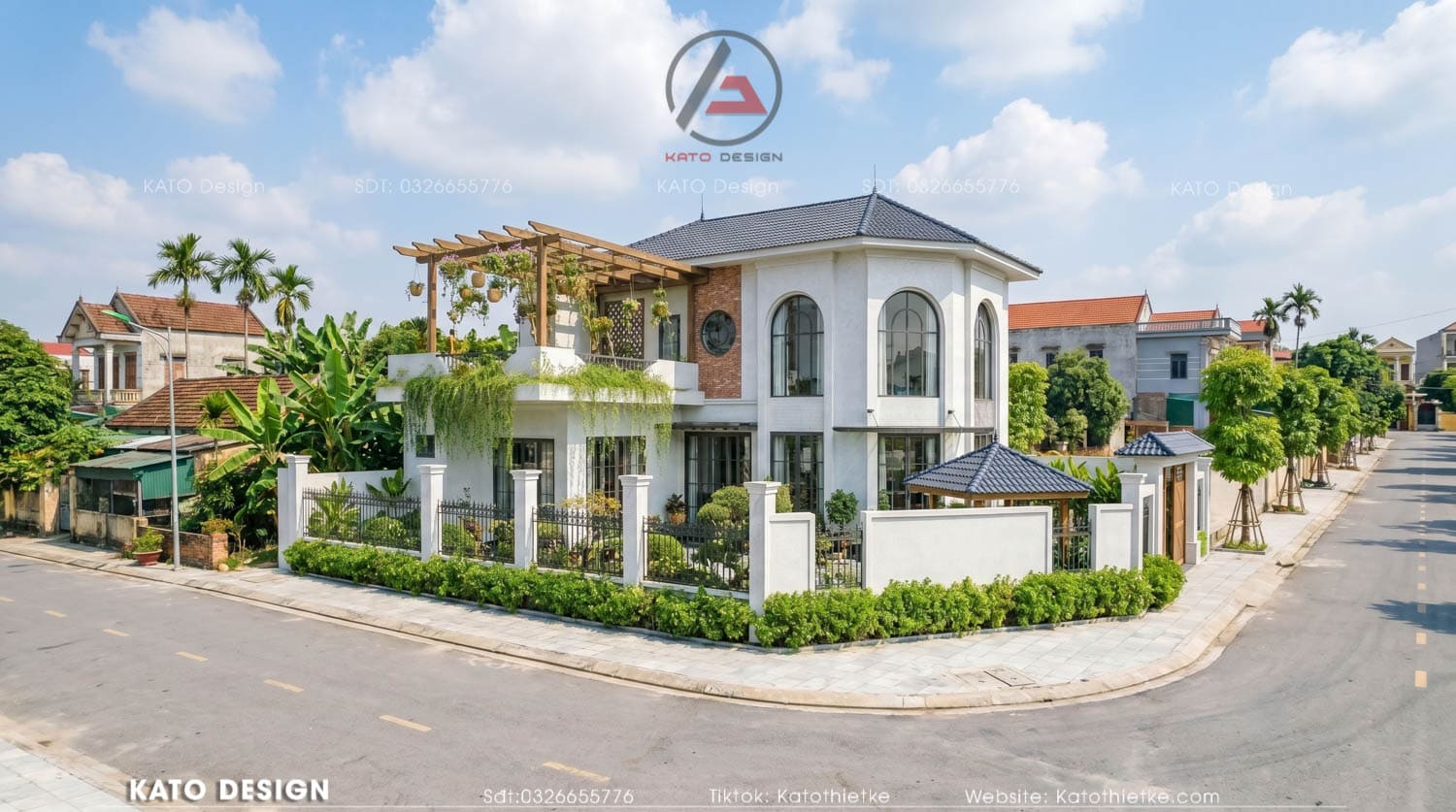 Biệt thự góc 2 mặt tiền tối ưu tầm nhìn, đón sáng và không gian sống xanh Biệt thự góc 2 mặt tiền tối ưu tầm nhìn, đón sáng và không gian sống xanh