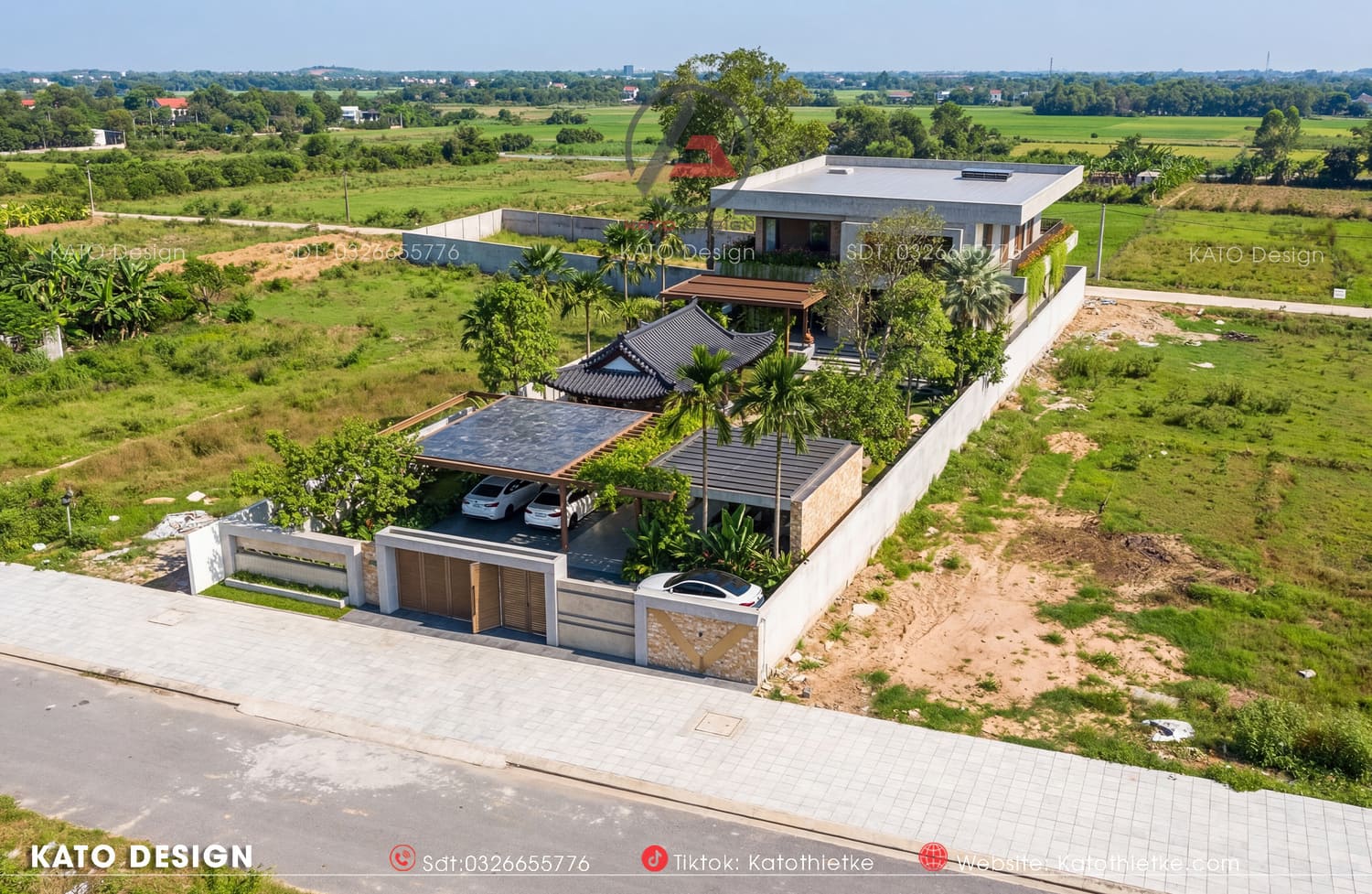 Biệt thự nghỉ dưỡng riêng tư giữa thiên nhiên xanh mát