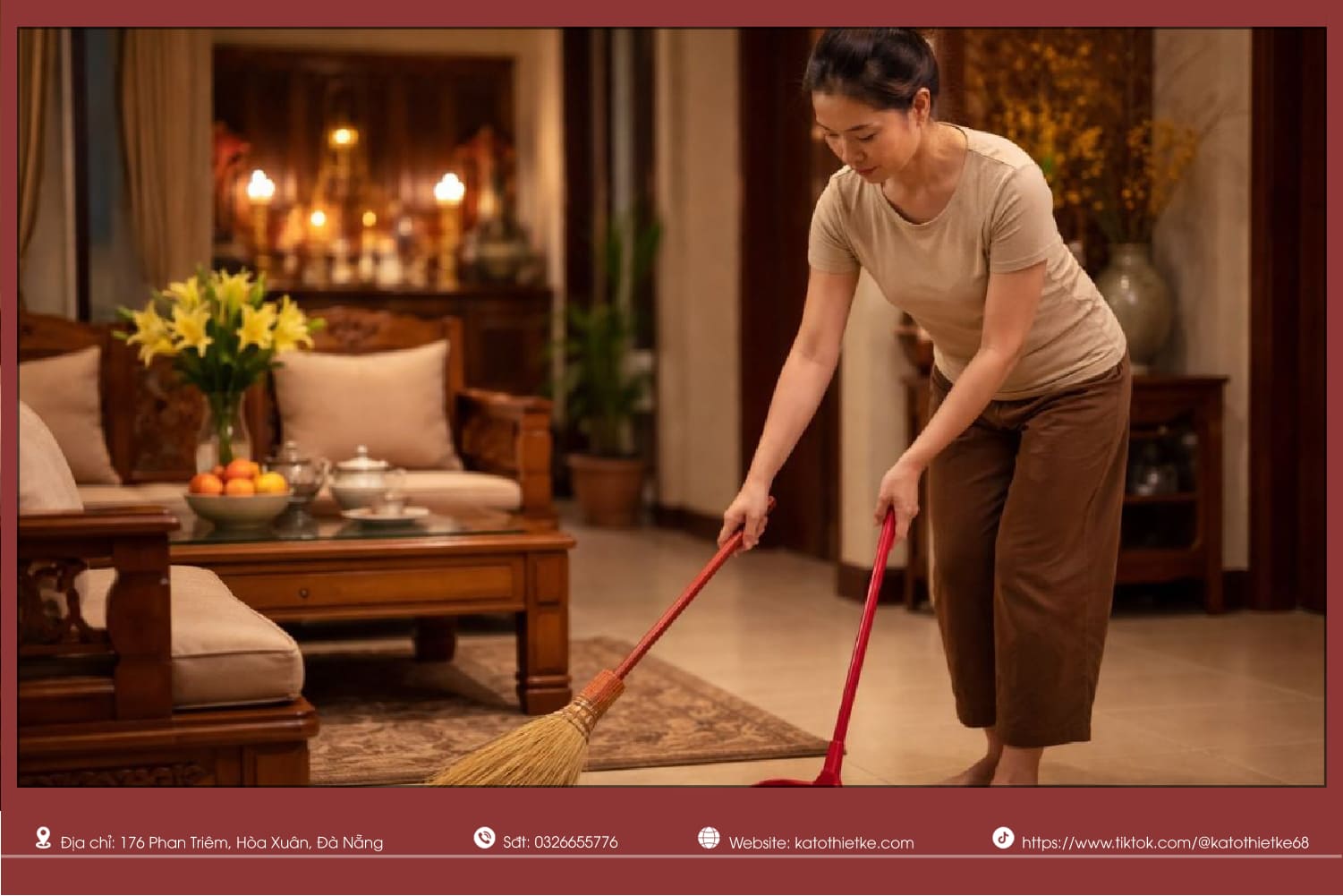 Không dùng chổi cũ từ nhà cũ để quét dọn không gian mới