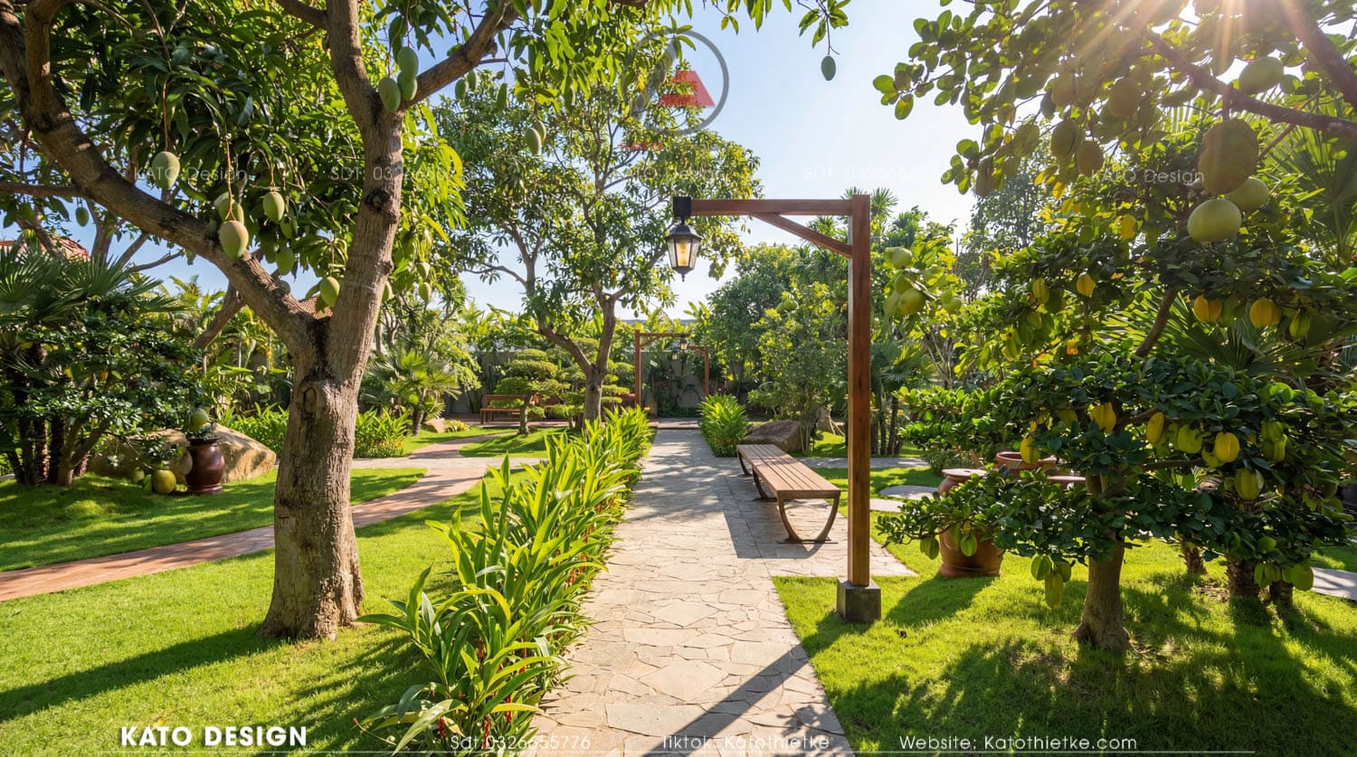Lối đi được bố trí hợp lý, tăng trải nghiệm sử dụng ngoài trời mỗi ngày Lối đi được bố trí hợp lý, tăng trải nghiệm sử dụng ngoài trời mỗi ngày