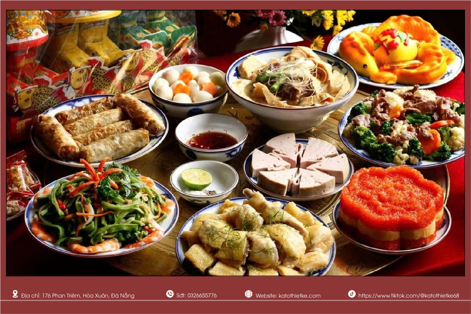 Mâm cúng nhập trạch truyền thống trong thủ tục vào nhà mới