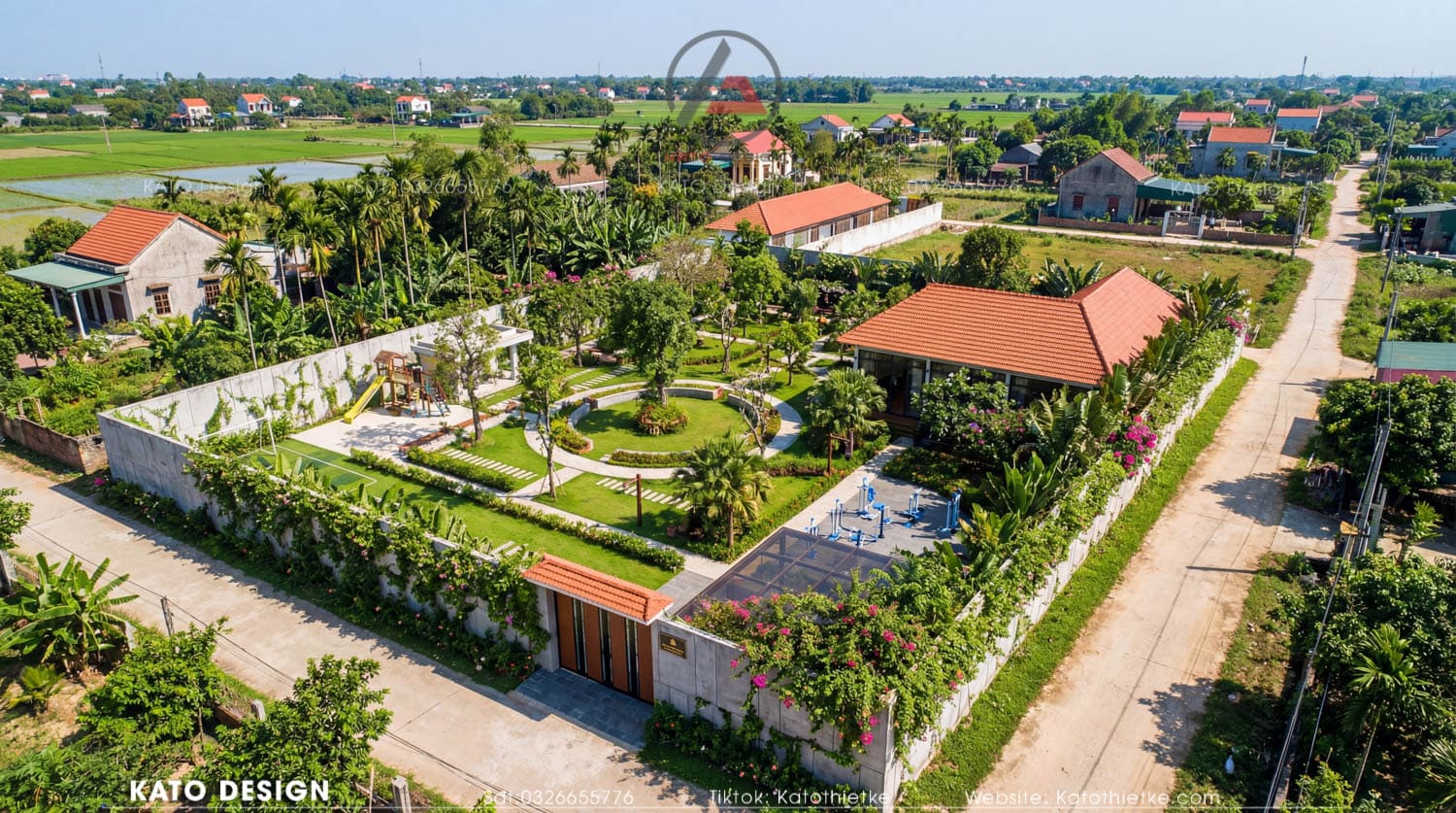 Nhà vườn kết hợp khu vui chơi mang đến không gian sống xanh, tiện ích cho gia đình Nhà vườn kết hợp khu vui chơi mang đến không gian sống xanh, tiện ích cho gia đình