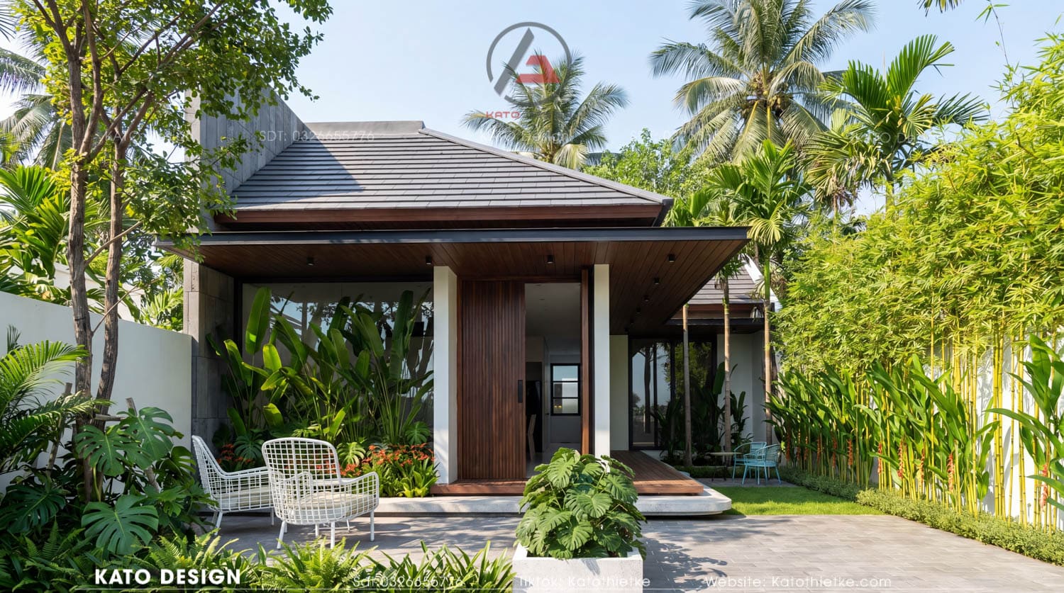 Thiết kế phù hợp gia chủ yêu thích cuộc sống xanh yên tĩnh và thư thái Thiết kế phù hợp gia chủ yêu thích cuộc sống xanh yên tĩnh và thư thái
