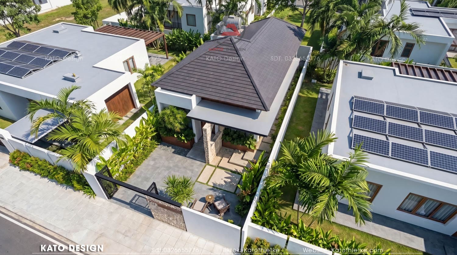 Thiết kế nhà 1 tầng hiện đại đáp ứng công năng và trải nghiệm sống