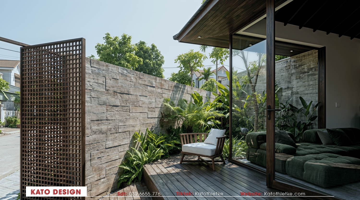 Khoảng hiên rộng trở thành nơi nghỉ ngơi lý tưởng Khoảng hiên rộng trở thành nơi nghỉ ngơi lý tưởng