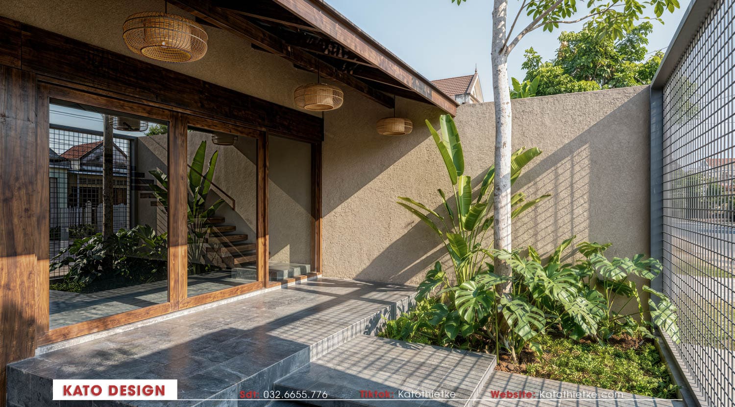 Không gian mở giúp tăng cường ánh sáng và thông gió tự nhiên Không gian mở giúp tăng cường ánh sáng và thông gió tự nhiên