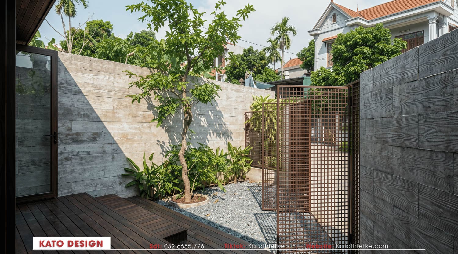Lối dạo sân vườn tạo điểm nhấn cho khuôn viên Lối dạo sân vườn tạo điểm nhấn cho khuôn viên