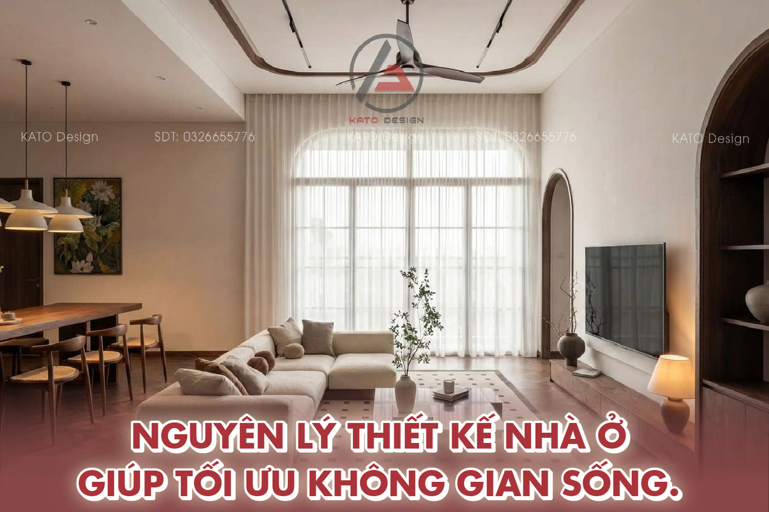 Nguyên lý thiết kế nhà ở giúp tối ưu không gian sống