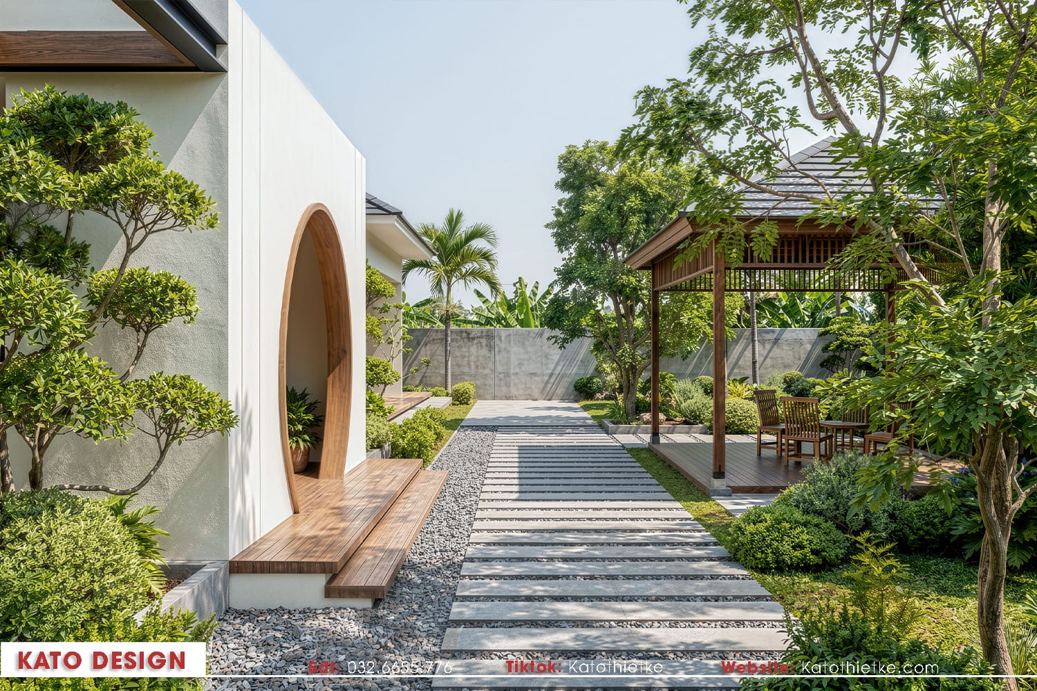 Đường dạo nội khu được thiết kế thuận tiện cho mọi hoạt động 