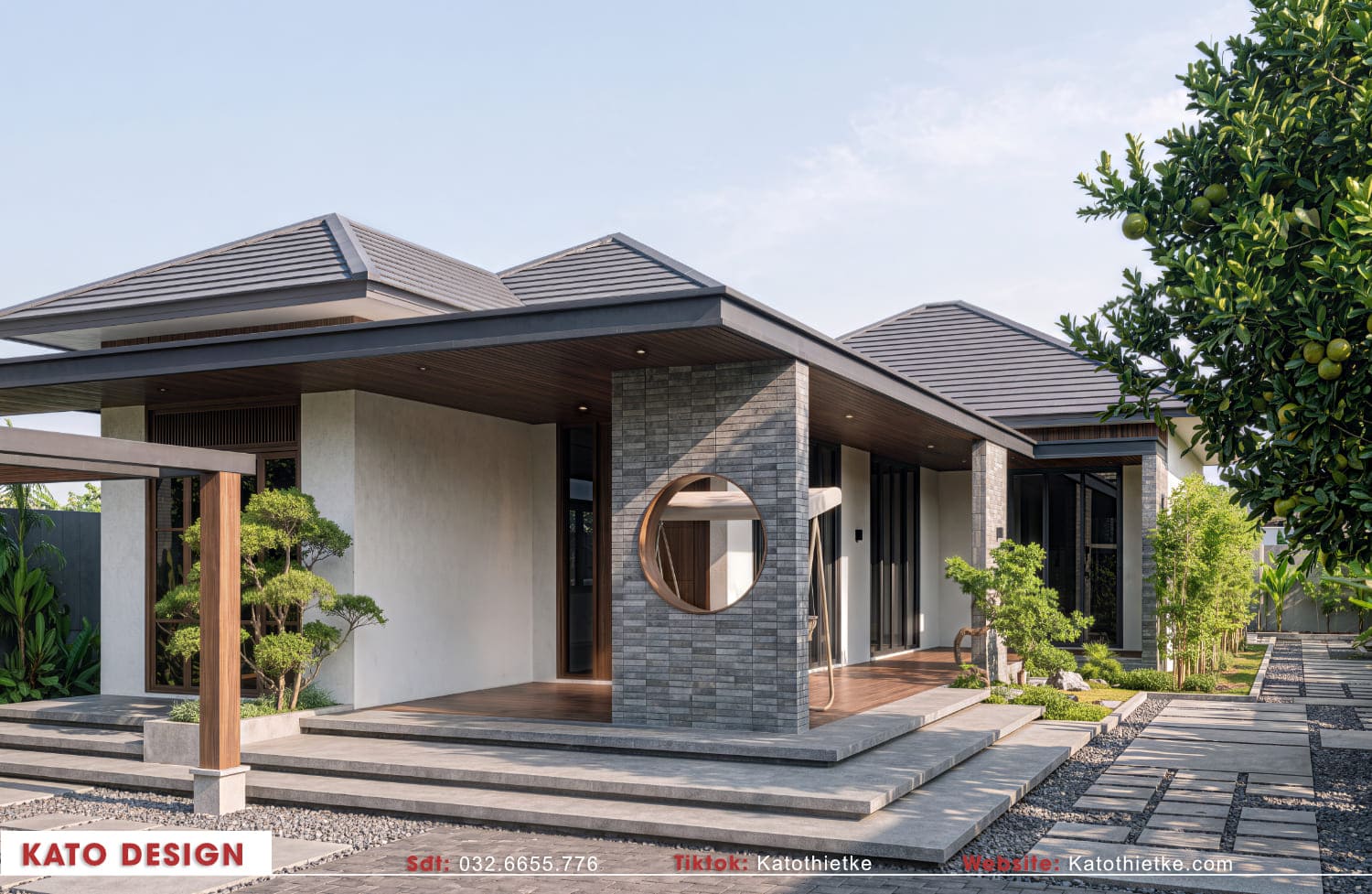 Hệ mái Nhật mang đến vẻ đẹp thanh lịch và bền vững theo thời gian 