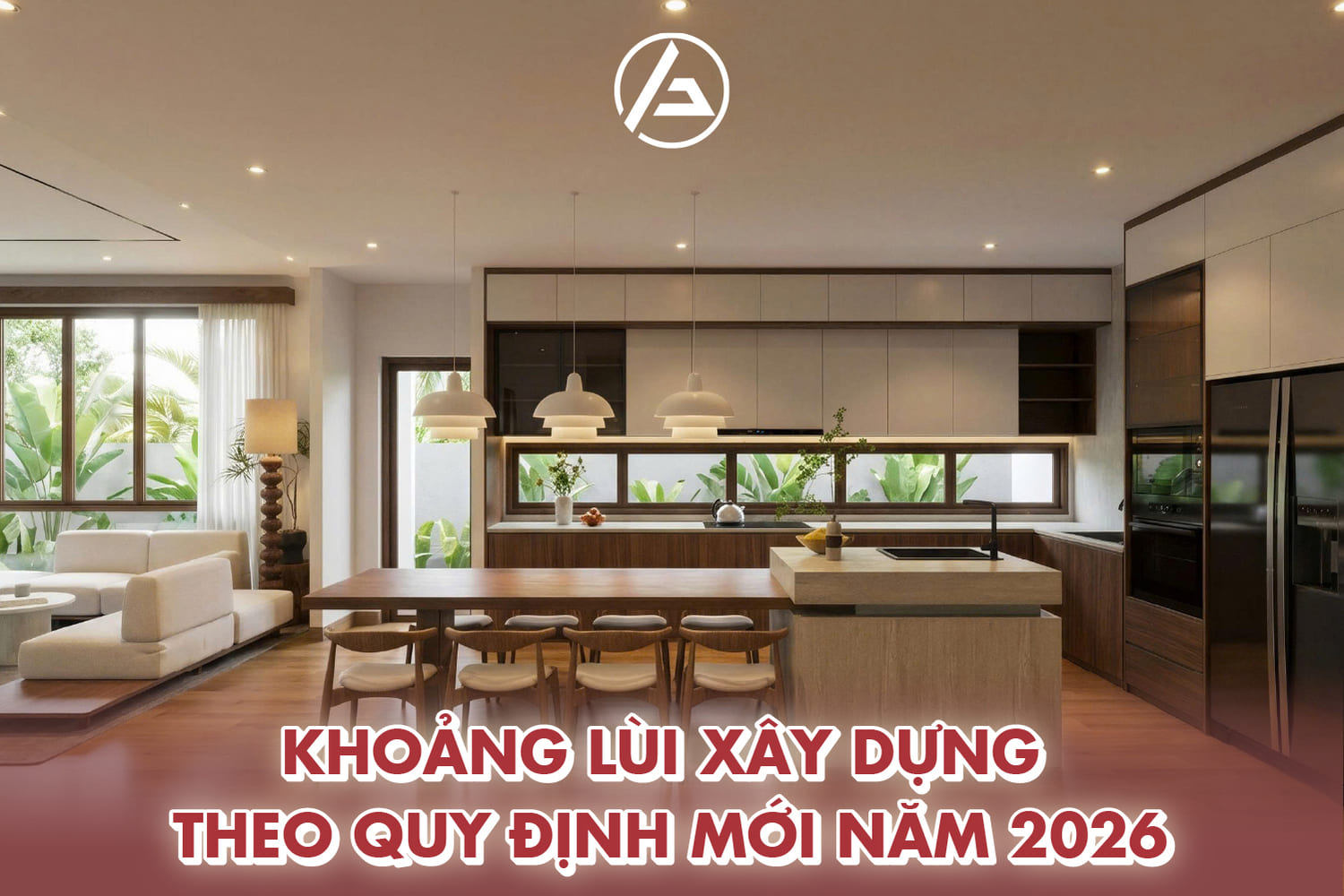 Khoảng lùi xây dựng theo quy định mới năm 2026 