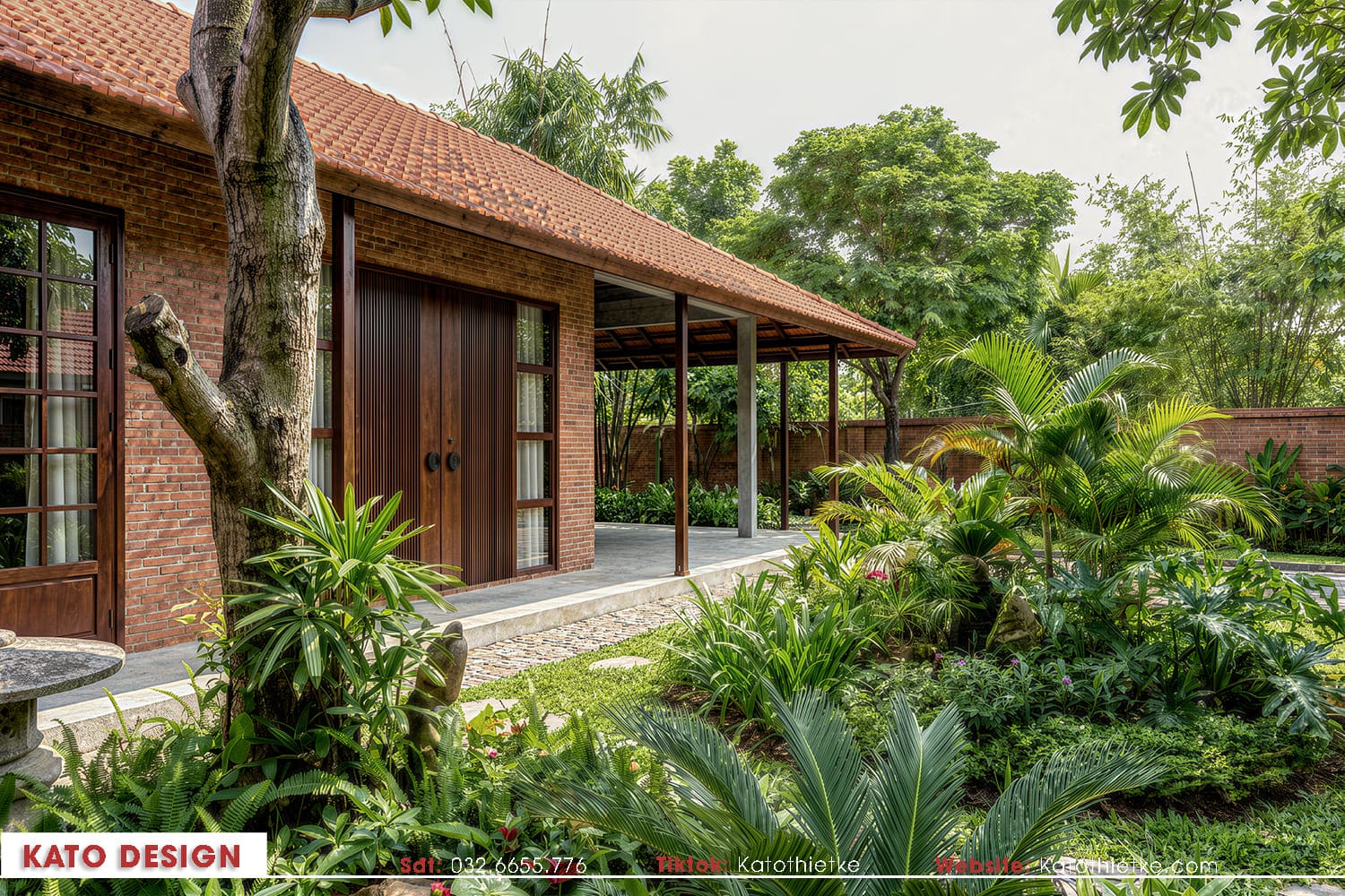 Không gian sống được tổ chức khoa học trên nền đất xéo