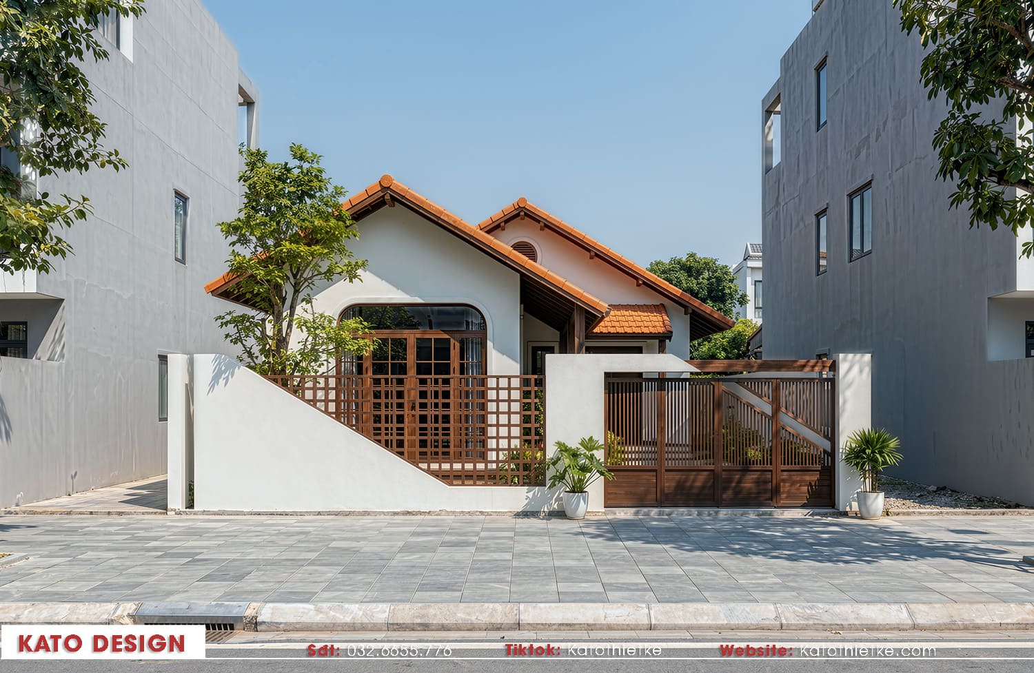 Mẫu nhà mái ngói bình yên ghi dấu trong lòng gia chủ